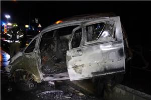 Rhein-Sieg-Kreis: Auto fängt nach Unfall Feuer