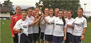 1. FC-B-Juniorinnen
gewinnen Adler-Cup in Meindorf
