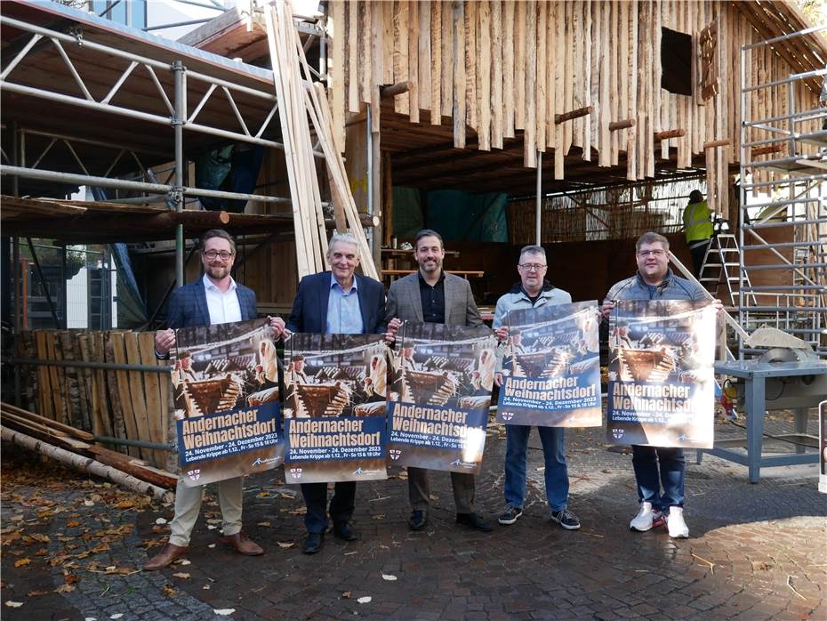 Andernacher Weihnachtsdorf mit „Lebender Krippe“ feiert 2023 zum zweiten Mal in Folge Jubiläum