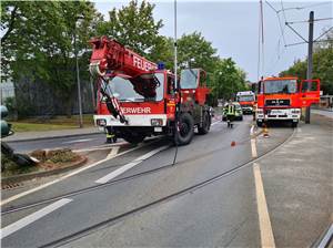 Bonn: Umgefahrener Ampelmast legt Verkehr  lahm 