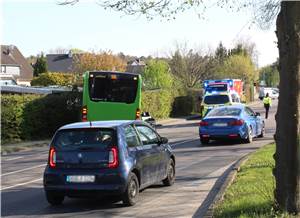 Rhein-Sieg-Kreis: Bus fährt gegen Gartenhäuschen 