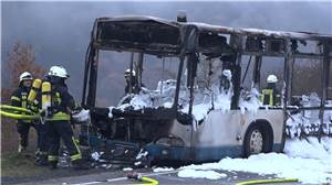 Bus-Brand bei Cochem: Technischer Defekt war Ursache 