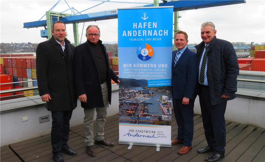 Andernachs Rheinhafen zeigt sich selbstbewusst und innovativ