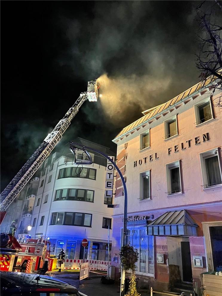 Bad Neuenahr: Hotel brannte in der Innenstadt