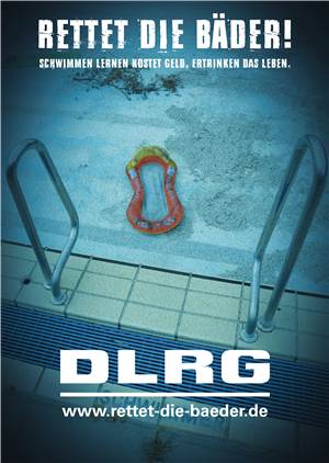 DLRG sammelt Unterschriften gegen Schwimmbadschließungen