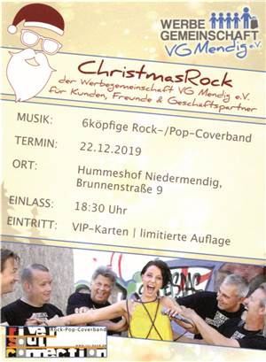 Exklusives
Christmas Rock–Konzert