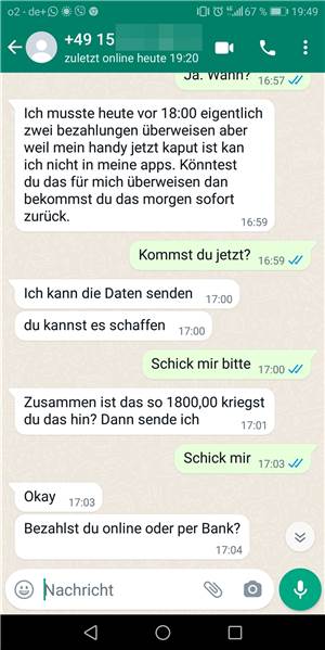 Rhein-Sieg-Kreis: Warnung vor neuer WhatsApp-Betrugsmasche