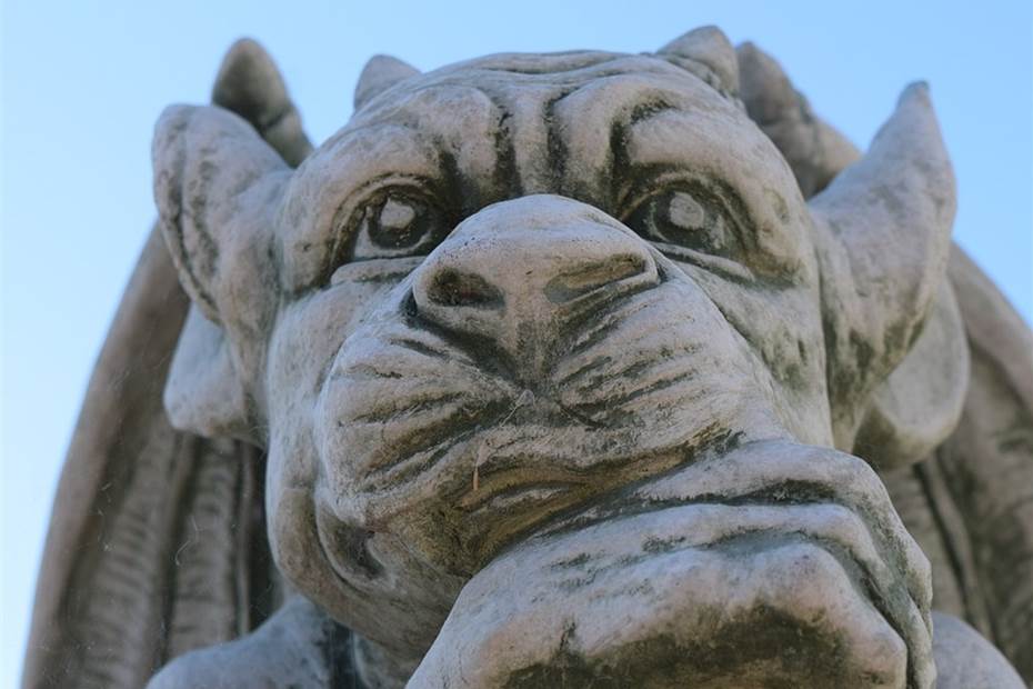 Linz: Unbekannte schlagen Gargoyle-Statue die Nase ab