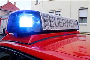 Neuwied: Wohnwagen stand in Flammen