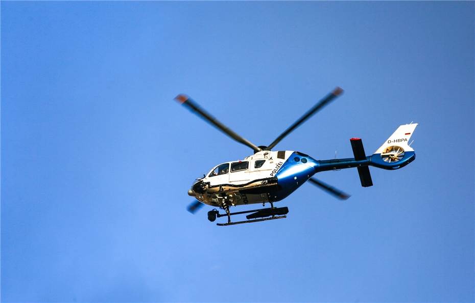 Fachbach: Erfolglose Suchaktion mit Hubschrauber