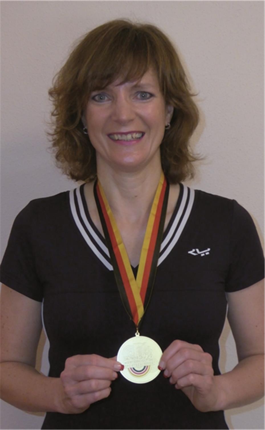 Susi Mathes holte
die Goldmedaille