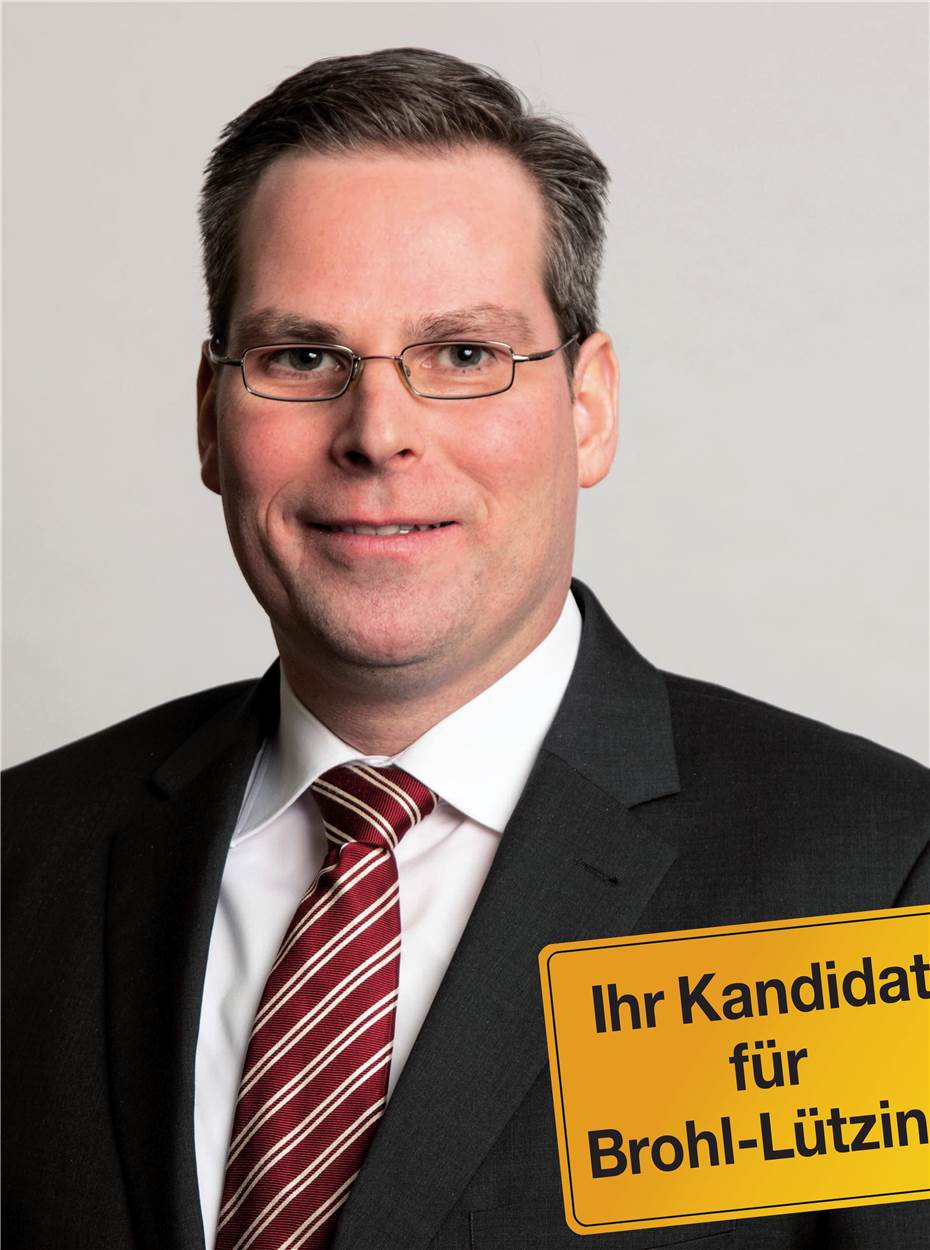 Frank Gondert stellt sich zur Wahl des Ortsbürgermeisters von Brohl-Lützing