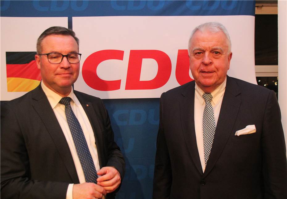 Die CDU-Landesvorsitzende zeigte, dass
sie sich der Region sehr verbunden fühlt