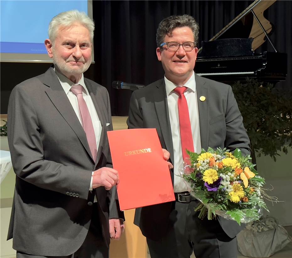 Frank Becker ist jetzt Bürgermeister
der Verbandsgemeinde Linz