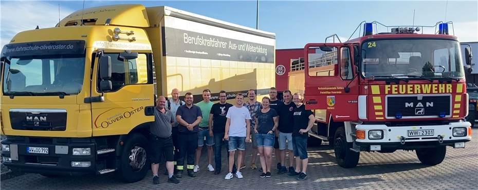17 neue LKW-Führerscheine für
die Feuerwehren der VG Selters