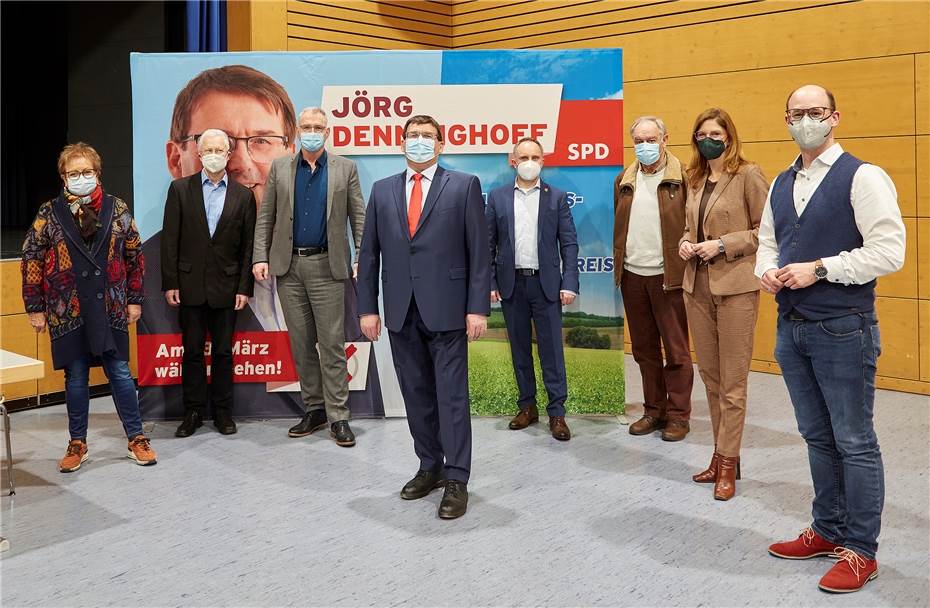 Traumergebnis: Jörg Denninghoff
ins Rennen für die Landratswahl geschickt