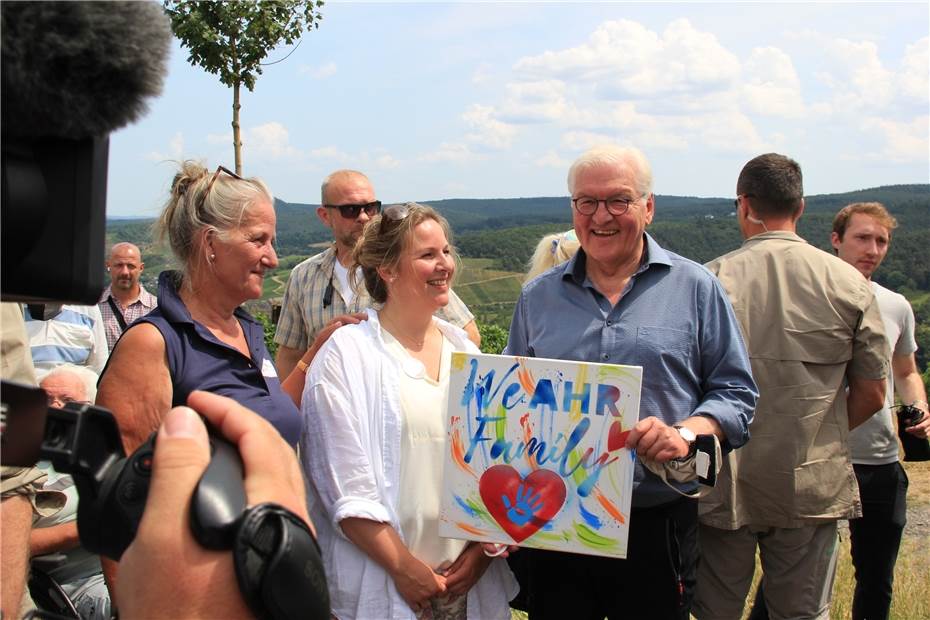 SolidAHRität: Frank-Walter Steinmeier fordert zum Besuch des Ahrtals auf