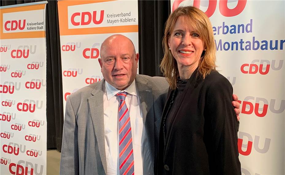 Leo Biewer und Susanne von Wnuk-Lipinski im CDU Bezirksvorstand