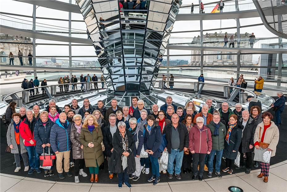 Politikinteressierte aus der Region Koblenz
besuchen auf Einladung von MdB Rudolph den Bundestag