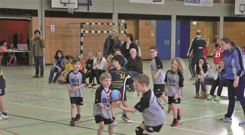 Kostenloses Schnupper-
training der Mini-Handballer