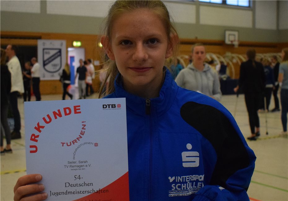 Sarah Seiler bei Deutschen
Jugendmeisterschaften am Start
