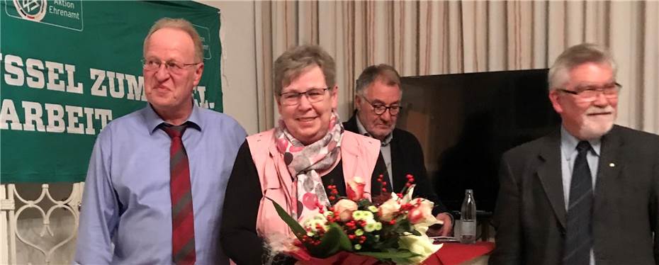 Barbara Kohl erhält
den DFB Ehrenamtspreis