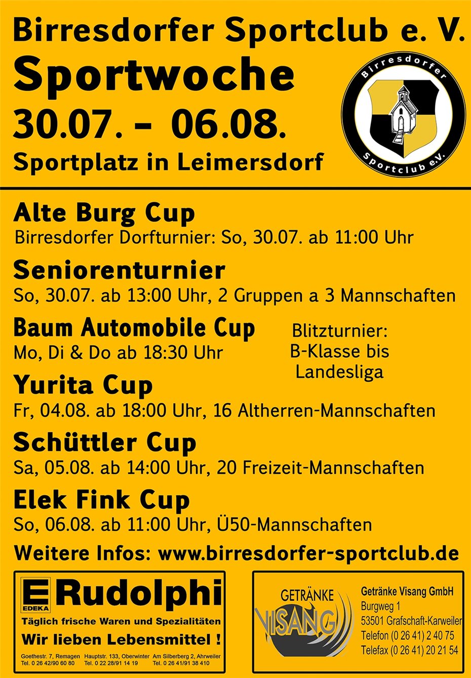 Alte-Burg-Cup macht den Auftakt
