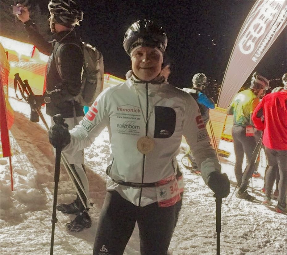 Rudi Nick finisht legendäres Bergrennen in Kitzbühel