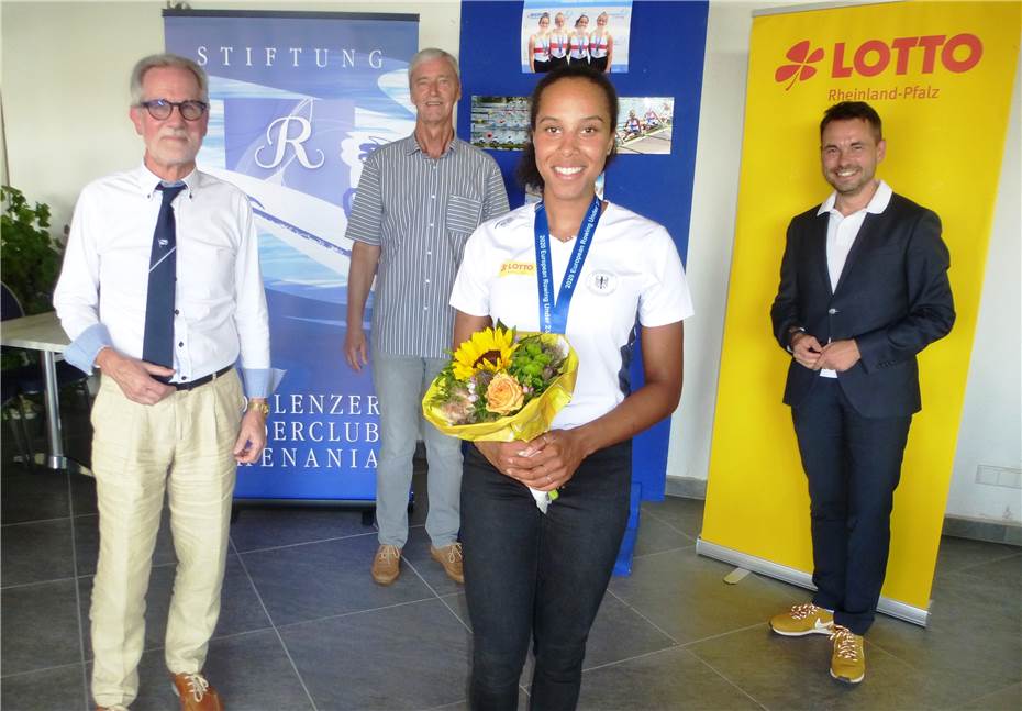 Empfang für Ruder-U23 Vize-
Europameisterin Natalie Weber