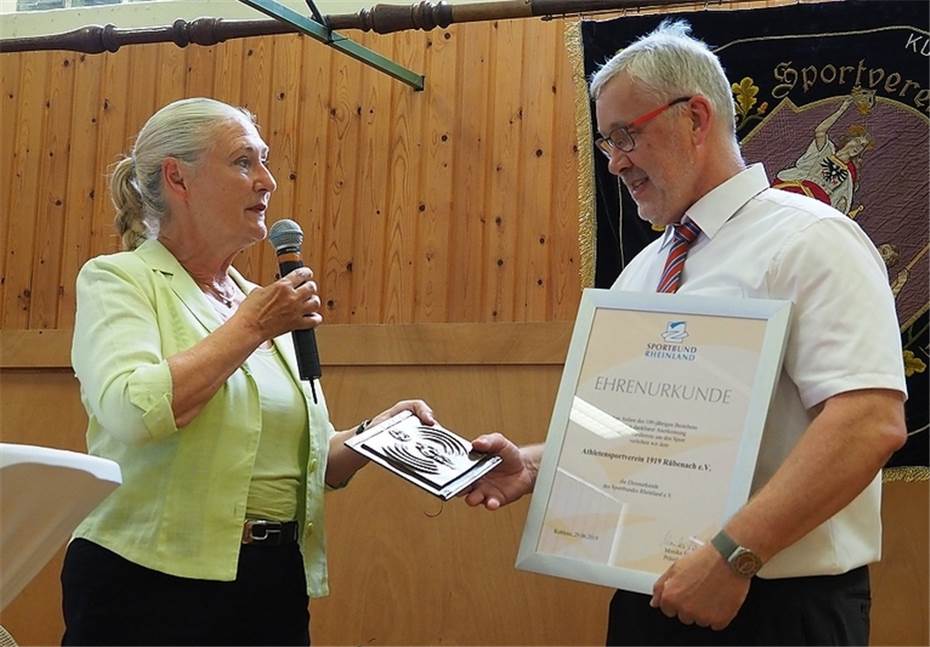 ASV Rübenach feierte
100-Jähriges Jubiläum
