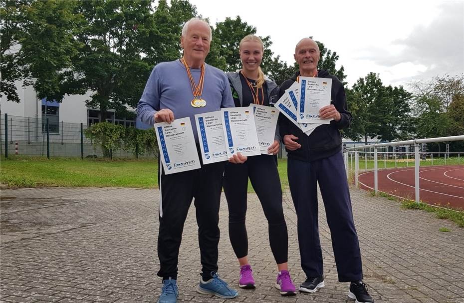 Leichtathleten bei Deutscher Meisterschaft sehr erfolgreich