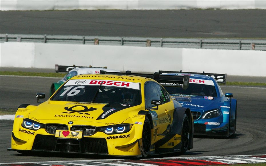 BMW Pilot Marco Wittmann errang im zweiten Rennen Platz 3