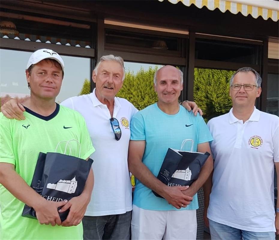 Der TC stellt vier der sieben
Tennis-Senioren-Deichstadtmeister