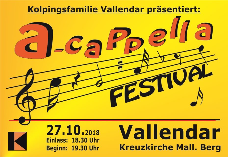 6. Vallendarer a-cappella-Festival