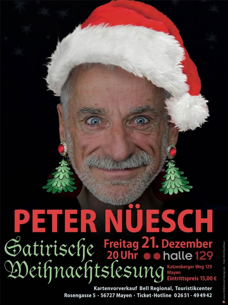 Satirisch Weihnachtslesung
mit Peter Nüesch