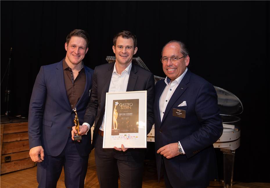 Christian Eckhardt vom Andernacher Hotel PURS erhielt den GastroStern-Award