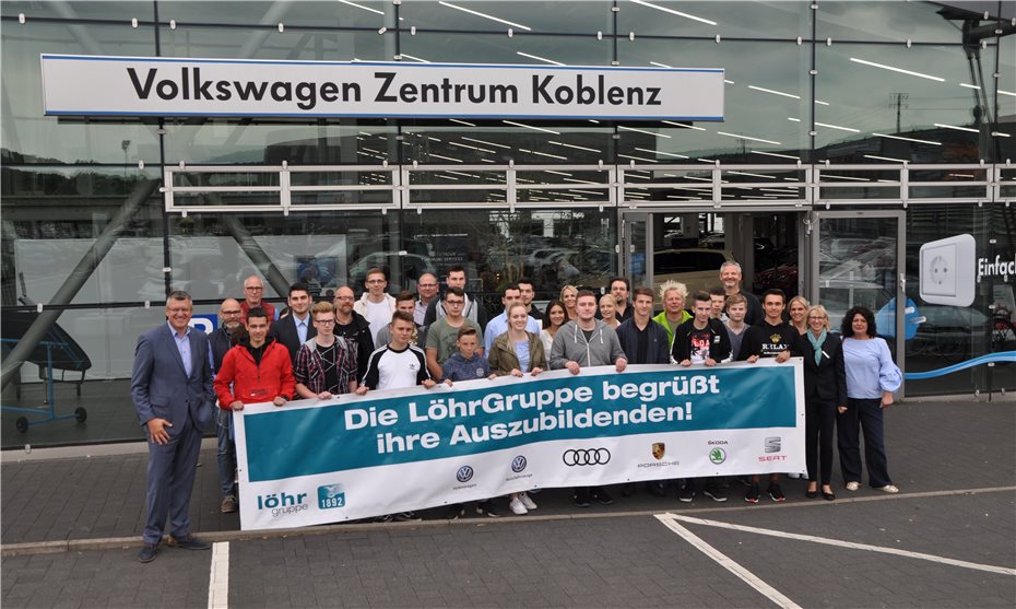 Informationstag für neue Auszubildende
in der LöhrGruppe im Volkswagen Zentrum