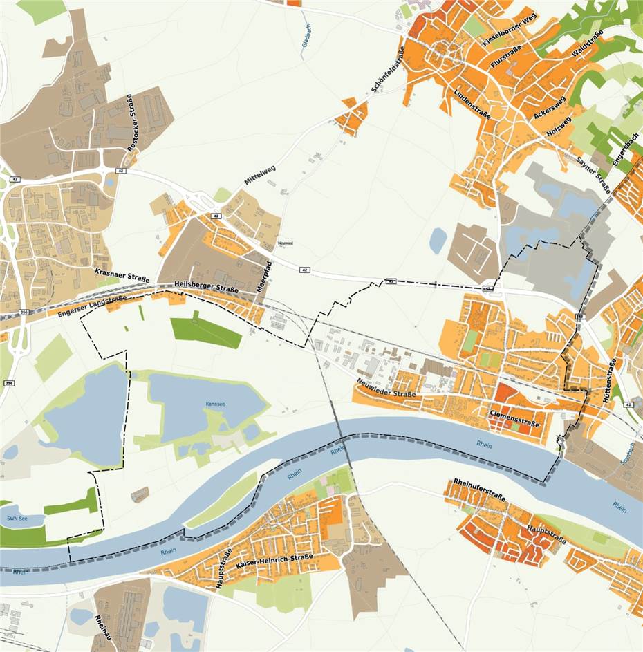 Wohn- und Lebensqualität am Rhein