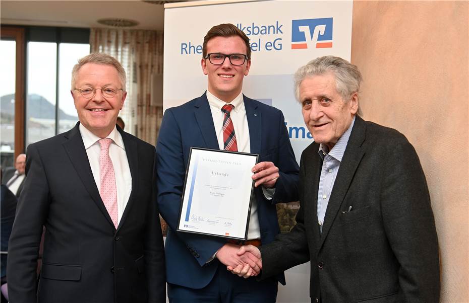 Sven Heiliger
gewinnt den Herbert-Rütten-Preis
